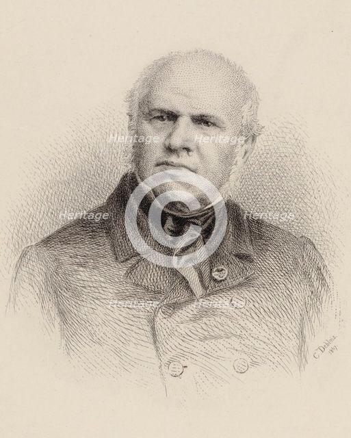 Portrait of the composer François-Joseph Fétis (1784-1871), 1867.