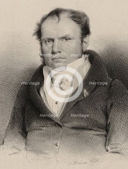 Portrait of the composer François-Joseph Fétis (1784-1871), 1831.