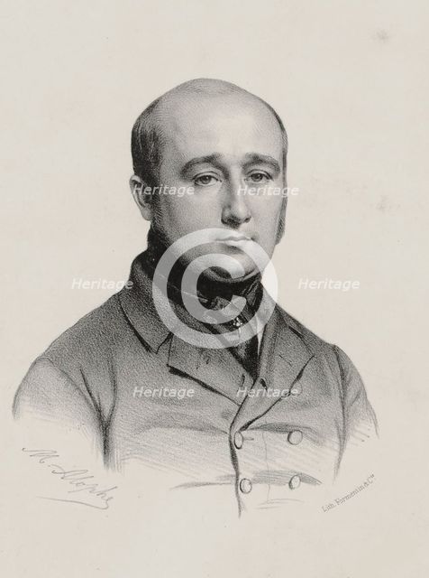 Portrait of the composer Frédéric Bérat (1801-1855), 1850.
