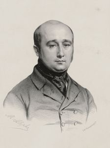 Portrait of the composer Frédéric Bérat (1801-1855), 1850