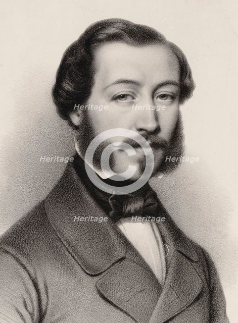 Portrait of the composer Frédéric Brisson (1821-1900), 1860.