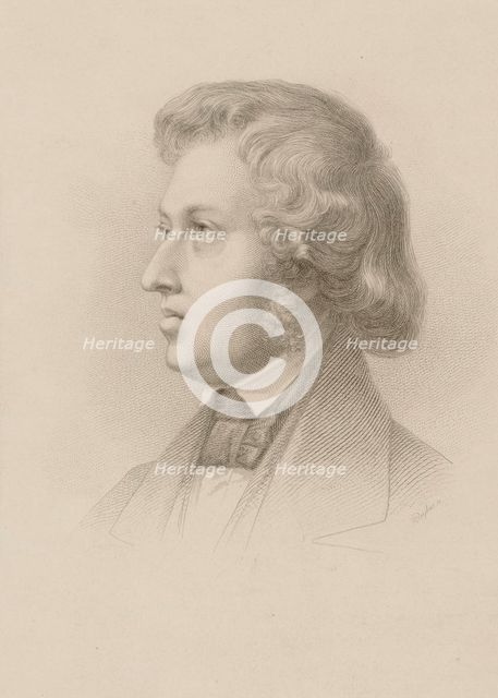 Portrait of the composer Frédéric Chopin (1810-1849), 1840s.