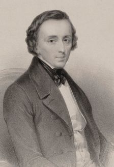 Portrait of the composer Frédéric Chopin (1810-1849), 1847