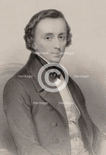 Portrait of the composer Frédéric Chopin (1810-1849), 1847.