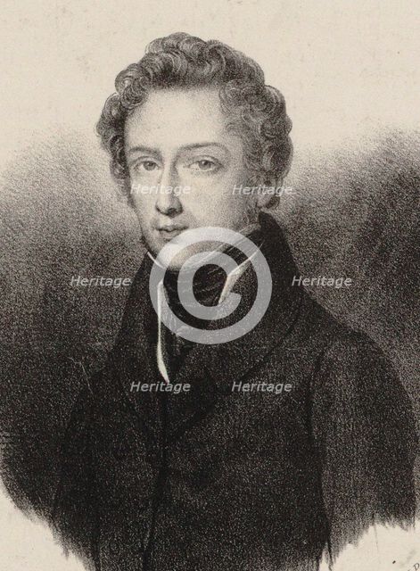 Portrait of the composer Frédéric Chopin (1810-1849), 1835.