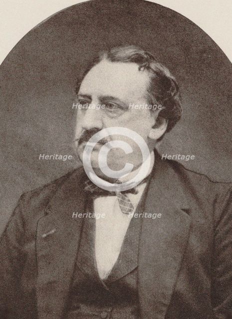 Portrait of the composer Friedrich von Flotow (1812-1883), 1880.