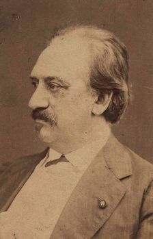 Portrait of the composer Friedrich von Flotow (1812-1883), c. 1880. Creator: Anonymous