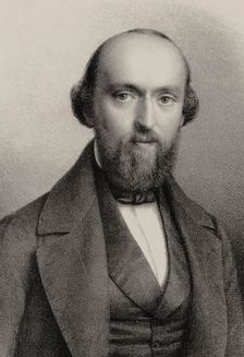 Portrait of the composer Friedrich Burgmüller (1806-1874), 1850