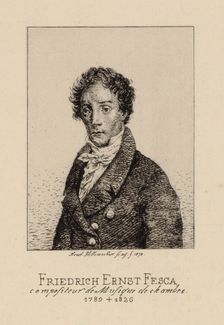 Portrait of the composer Friedrich Ernst Fesca (1789-1826)