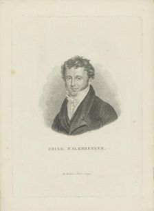 Portrait of the composer Friedrich Kalkbrenner (1785-1849), ca 1821. Creator: Riedel, Carl Traugott (1769-c. 1832)
