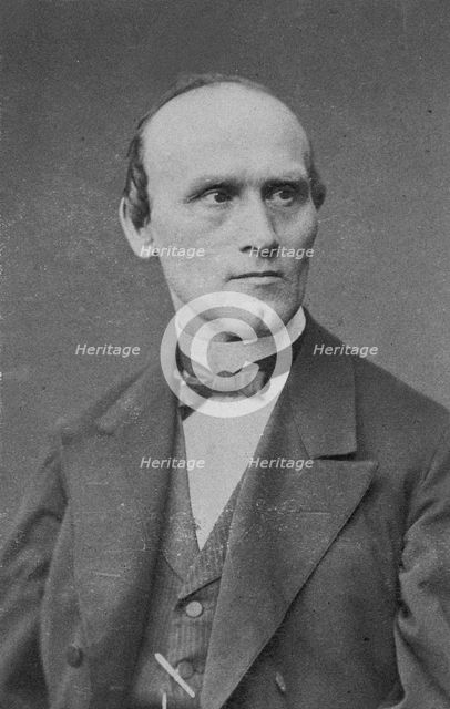 Portrait of the Composer Friedrich Kiel (1821-1885) . Creator: Photo studio Schaarwächter, Berlin  .