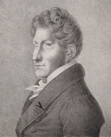 Portrait of the Composer Friedrich Kuhlau (1786-1832). Creator: Anonymous