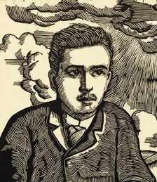 Portrait of the composer Guillaume Lekeu (1870-1894), 1921. Creator: Anonymous