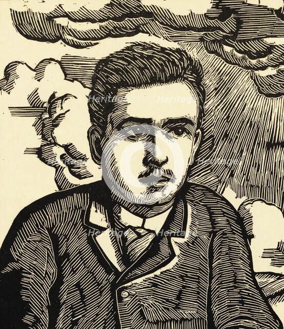 Portrait of the composer Guillaume Lekeu (1870-1894), 1921. Creator: Anonymous.