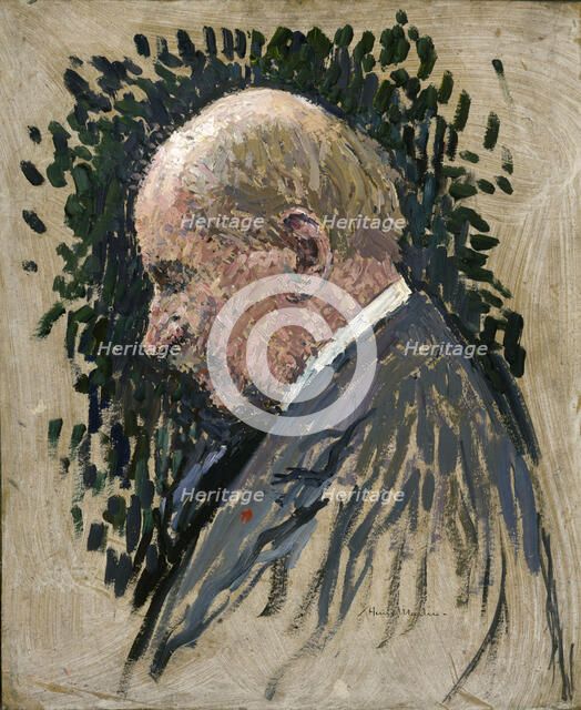 Portrait of the composer Gustave Charpentier (1860-1956), ca 1932. Creator: Martin, Henri (1860-1943).