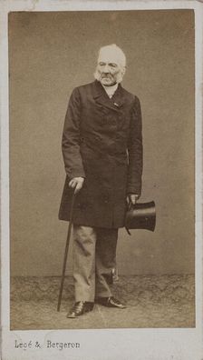 Portrait of the Composer Gustave Vogt (1781-1870). Creator: Photo studio Legé & Bergeron