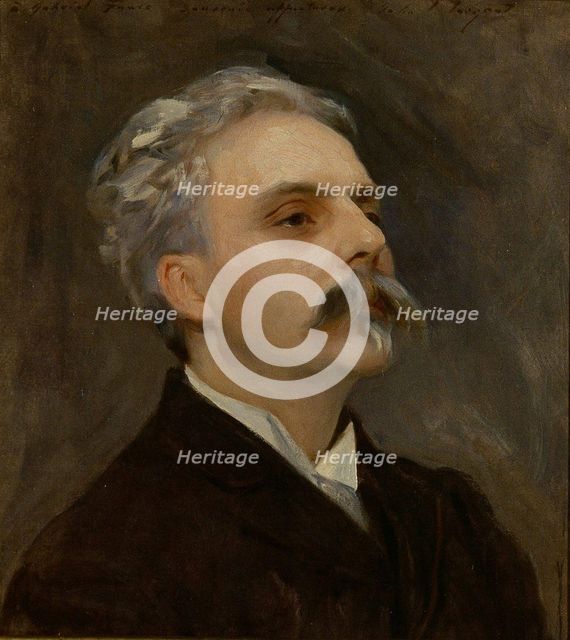 Portrait of the composer Gabriel Fauré (1845-1924).