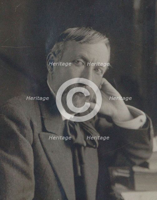 Portrait of the Composer Gabriel Pierné (1863-1937) , 1910. Creator: Manuel, Henri (1874-1947).