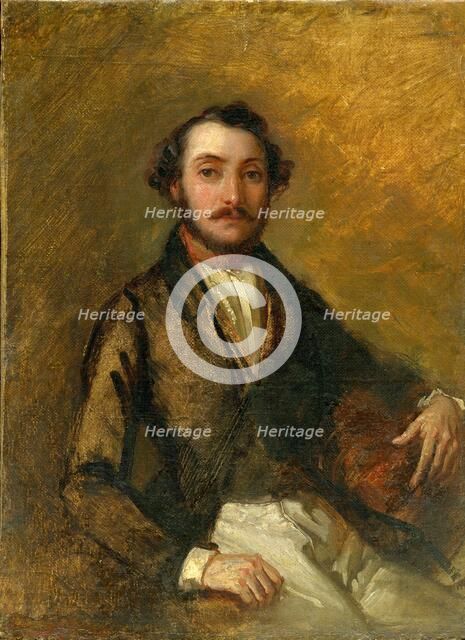 Portrait of the composer Gaetano Donizetti (1797-1848), 1850. Creator: Carnovali (Il Piccio), Giovanni (1804-1873).