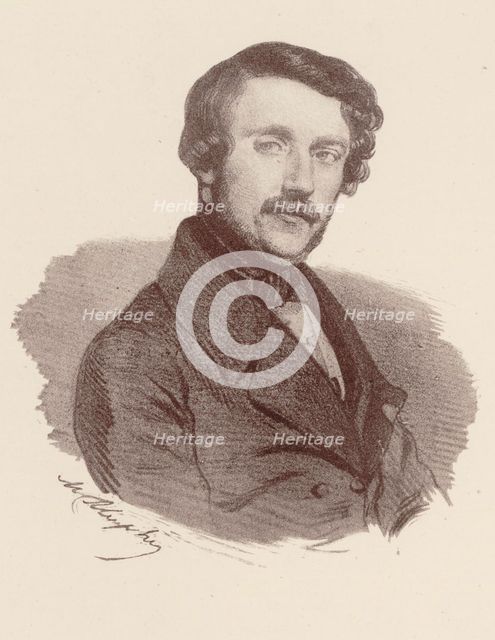 Portrait of the composer Gaetano Donizetti (1797-1848).