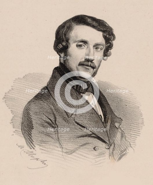 Portrait of the composer Gaetano Donizetti (1797-1848).