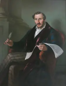 Portrait of the composer Gaetano Donizetti (1797-1848)