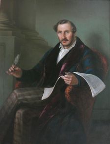 Portrait of the composer Gaetano Donizetti (1797-1848)