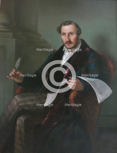 Portrait of the composer Gaetano Donizetti (1797-1848).