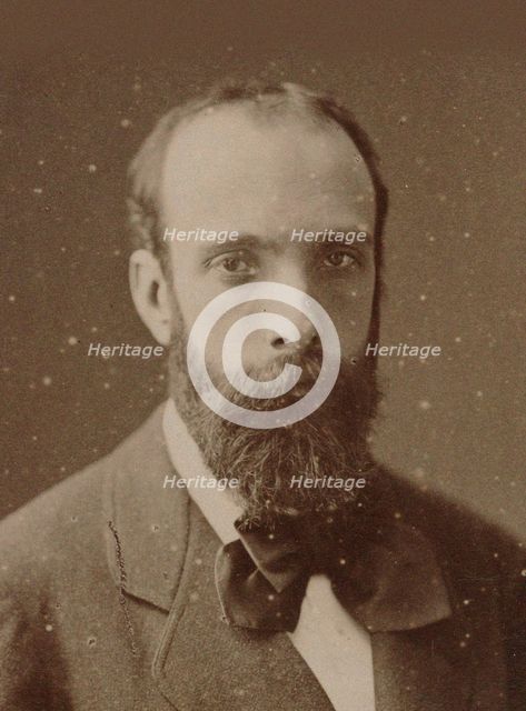 Portrait of the Composer Gaston Salvayre (1847-1916) , 1880. Creator: Anonymous.