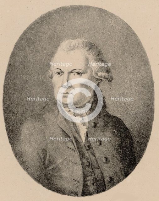 Portrait of the composer Georg Benda (1722-1795), Late 18th cent..