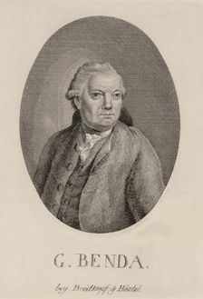 Portrait of the composer Georg Benda (1722-1795), Late 18th cent.