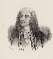 Portrait of the composer Georg Friedrich Haendel (1685-1759)