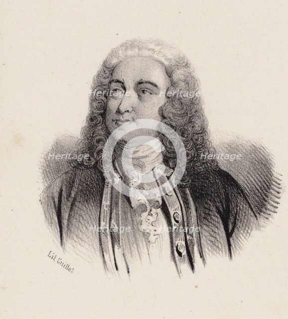 Portrait of the composer Georg Friedrich Haendel (1685-1759), .