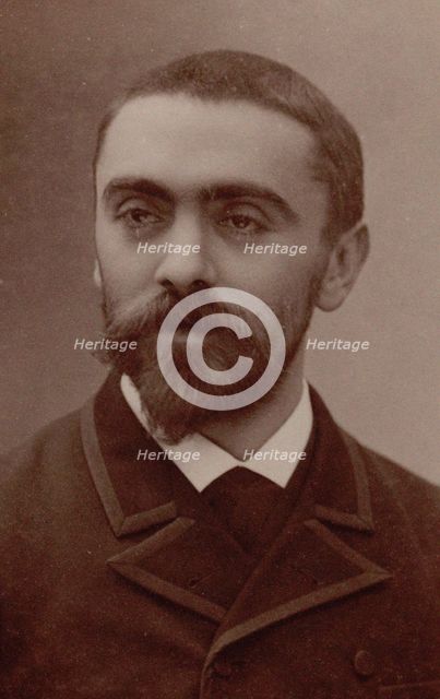 Portrait of the composer Georges Hüe (1858-1948), 1900s. Creator: Nadar, Gaspard-Félix (1820-1910).