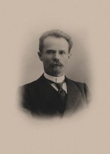 Portrait of the composer Georgi Eduardovich Conus (1862-1933), 1910s. Creator: Anonymous