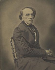 Portrait of the composer Giacomo Meyerbeer (1791-1864), 1853-1854. Creator: Nadar, Gaspard-Félix (1820-1910)