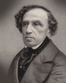 Portrait of the composer Giacomo Meyerbeer (1791-1864), 1860. Creator: Barbizet, Antoine (1821-1866)