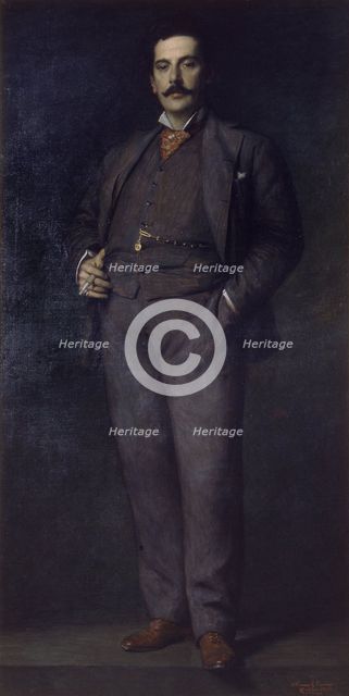 Portrait of the Composer Giacomo Puccini (1858-1924), 1902.