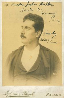 Portrait of the Composer Giacomo Puccini (1858-1924), c. 1890