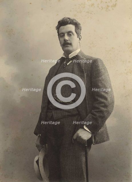Portrait of the Composer Giacomo Puccini (1858-1924), c1900.