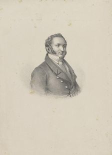 Portrait of the composer Gioachino Antonio Rossini (1792-1868), 1826. Creator: Anonymous