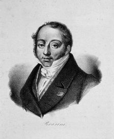 Portrait of the composer Gioachino Antonio Rossini (1792-1868), 19th century. Creator: French master
