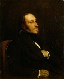 Portrait of the composer Gioachino Antonio Rossini (1792-1868)