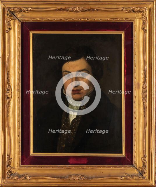 Portrait of the composer Gioachino Antonio Rossini (1792-1868). Creator: Anonymous.