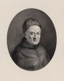 Portrait of the composer Giovanni Battista Martini (1706-1784). Creator: Anonymous
