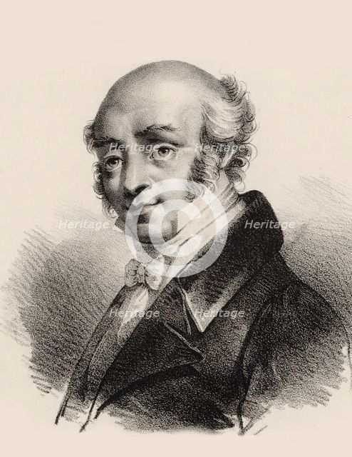 Portrait of the composer Giovanni Battista Viotti (1755-1824), ca 1820. Creator: Ducarme, Pierre François (active End of 18th - Early 19th cen.).