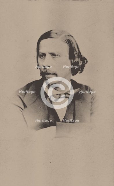Portrait of the composer Giovanni Bottesini (1821-1889).