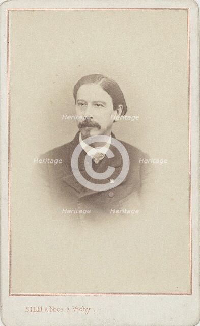 Portrait of the composer Giovanni Bottesini (1821-1889). Creator: Photo studio Silli, Nice  .
