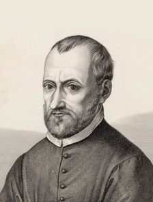 Portrait of the composer Giovanni Pierluigi da Palestrina (1526-1594). Creator: Amsler, Samuel (1791-1849)