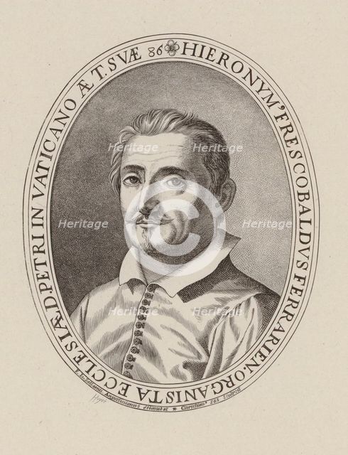 Portrait of the composer Girolamo Frescobaldi (1583-1643).